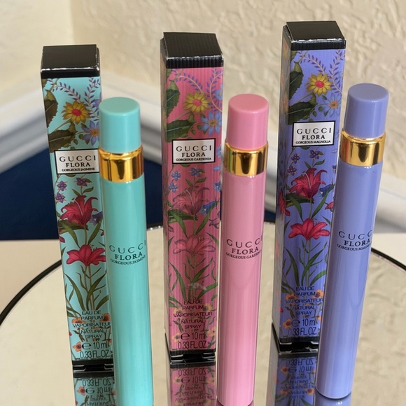 Gucci Other - Gucci Flora Set Gorgeous Jasmine Gorgeous Magnolia & Gorgeous Gardenia EDP